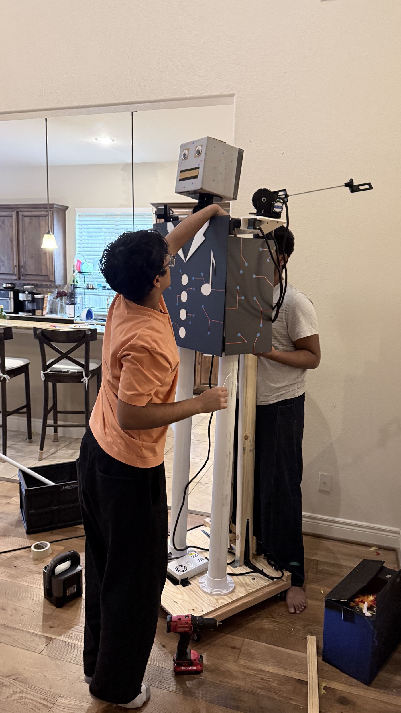 Rishaan of Trailblazers DI: Music Conductor Gimmick (TCE 1) for the "Win It Big!" Technical Challenge (2025-26 Season), build photo 5 of 9