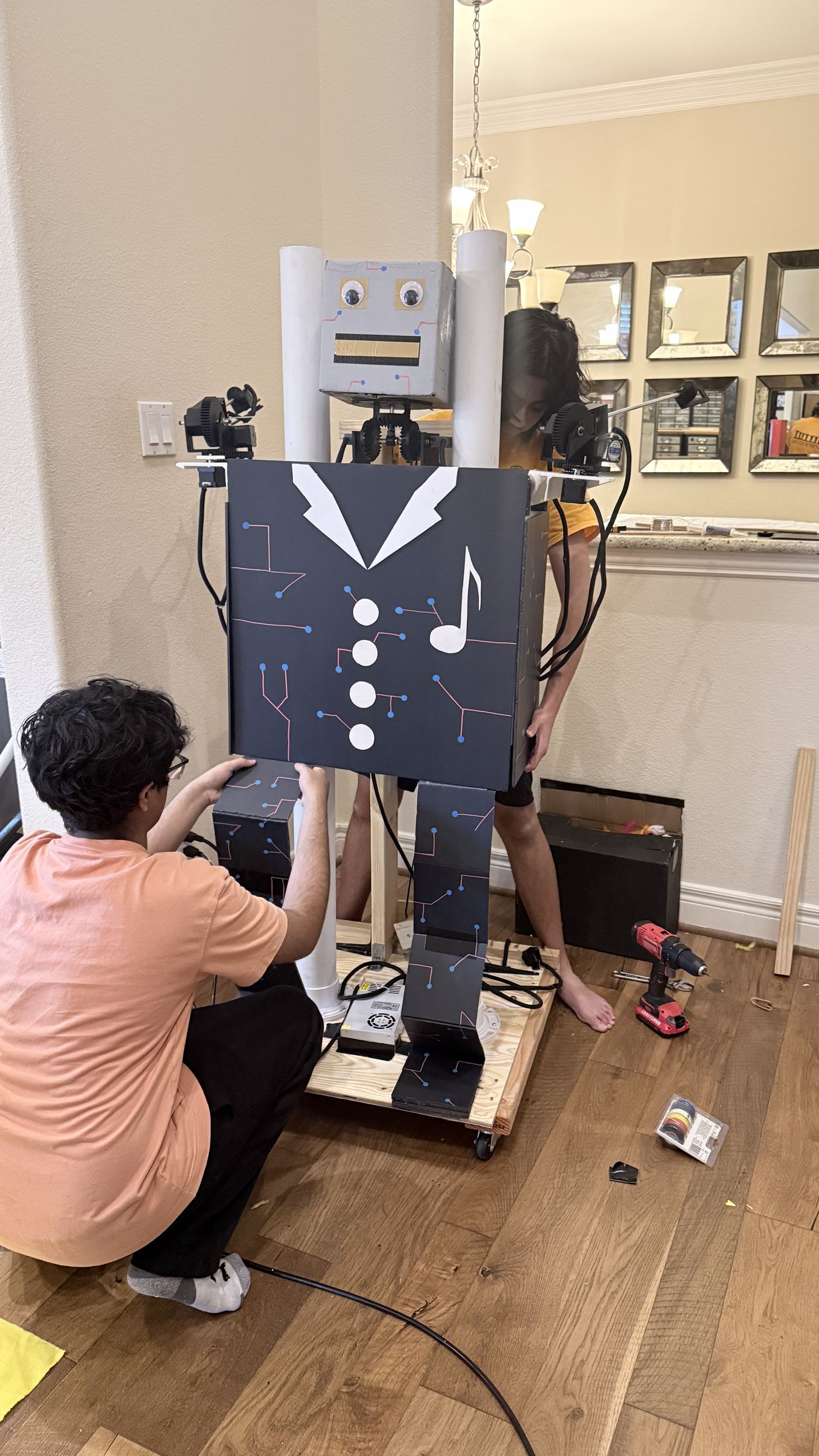 Rishaan of Trailblazers DI: Music Conductor Gimmick (TCE 1) for the "Win It Big!" Technical Challenge (2025-26 Season), build photo 7 of 9