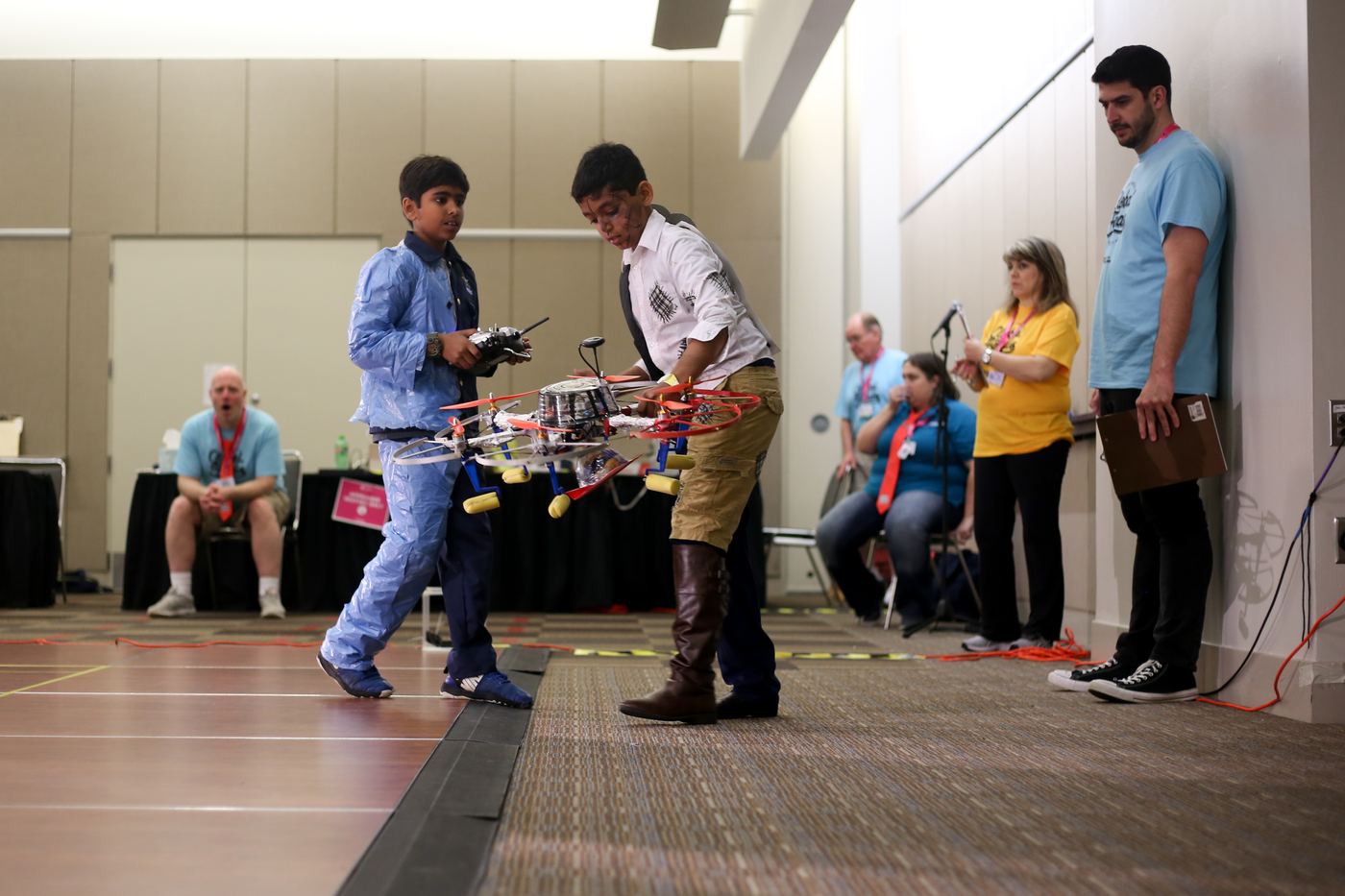 Vivaan of Trailblazers DI: the taxi-to-limousine transformation and technical builds, "On Target" Technical Challenge (2018-19 Season), photo 1 of 6