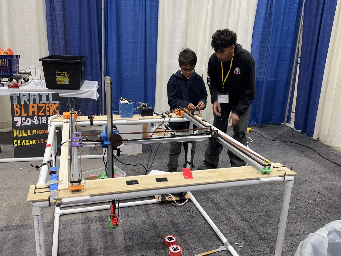 Vivaan of Trailblazers DI: the taxi-to-limousine transformation and technical builds, "Breaking Point" Technical Challenge (2024-25 Season), photo 1 of 14